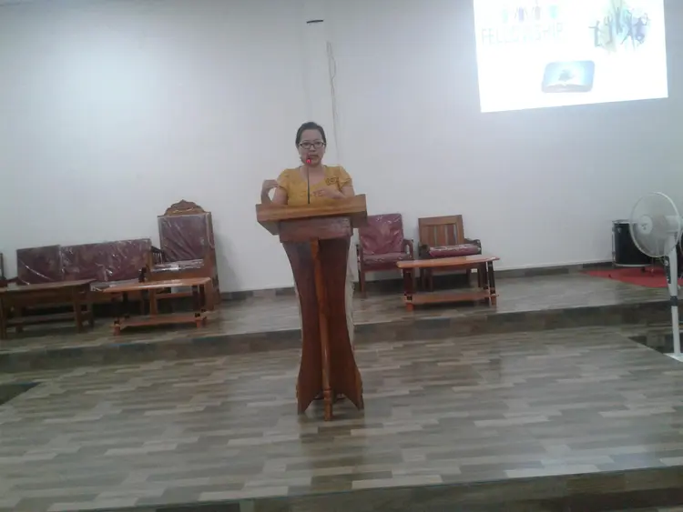 Excellence in studies by N.K. Sangma Lecturer